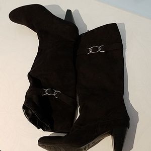 Predictions Black High Heeled Boots